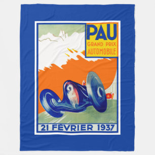Grand Prix Automobile de Pau 1937 Fleece Deken