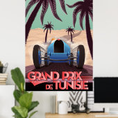 Grand Prix de Tunesische Poster 1933 (Thuiskantoor)