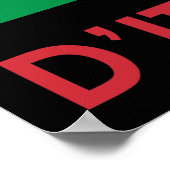 Grand Prix Italië Poster (Hoek)