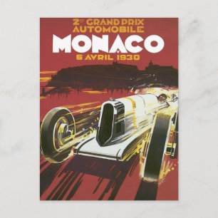 Grand Prix Monaco Briefkaart