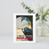  Grand Prix Monaco Racing Briefkaart (Staand voorkant)