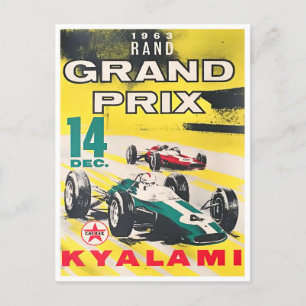 Grand Prix-race van Kyalami 1963 Briefkaart