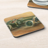 Grand Prix Racecar van Frankrijk: Ethan Harper Drankjes Onderzetter (Linkerzijde)