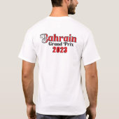 Grand Prix T-Shirt van Bahrein (Achterkant)