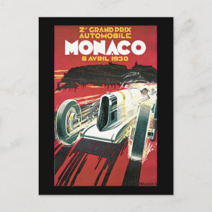 Grand Prix van Monaco 1930 Briefkaart