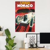 Grand Prix van Monaco 1930 Poster (Thuiskantoor)