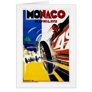 Grand Prix van Monaco 1931 - Poster van de Race