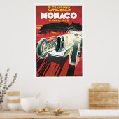  Grand Prix van Monaco uit 1930 Poster (Keuken)