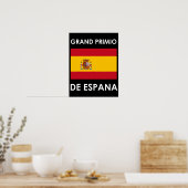 Grand Prix van Spanje Poster (Keuken)