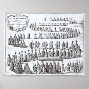 Grand Procession de Sovereign and the Knachten Poster