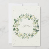 Grand Programme de Mariage Crème et Eucalyptus ave (Dos)