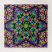 Grand Puzzle d'art fractal kaléidoscopique (Horizontal)