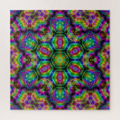 Grand Puzzle d'art fractal kaléidoscopique (Vertical)