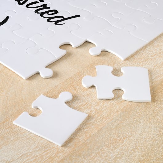 Grand puzzle fait sur commande avec la photo ou (Côté)