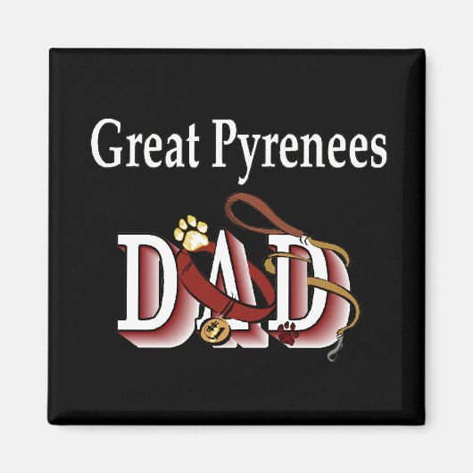 Grand Pyrénées DAD Magnet (Devant)