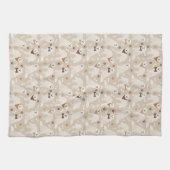 Grand Pyrénées Pâtes et os Serviette de cuisine (Horizontal)