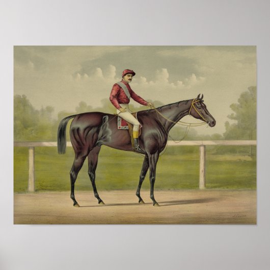 Grand Racer Kingston - paardenraces Poster (Voorkant)