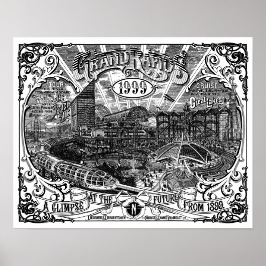 Grand Rapids 1999 20 X 16 Poster Impression d'oeuv (Devant)