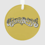 Grand Rapids Kerstornament Ornament (achterkant)
