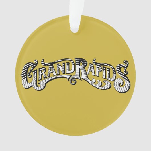 Grand Rapids Kerstornament Ornament (voorkant)