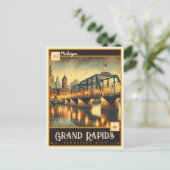 Grand Rapids, Michigan |  Briefkaart (Staand voorkant)