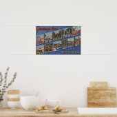 Grand Rapids - Michigan - Grote letterscènes 2 Poster (Keuken)