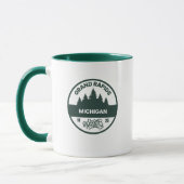 Grand Rapids Michigan Hometown Coffee Mug (Gauche)