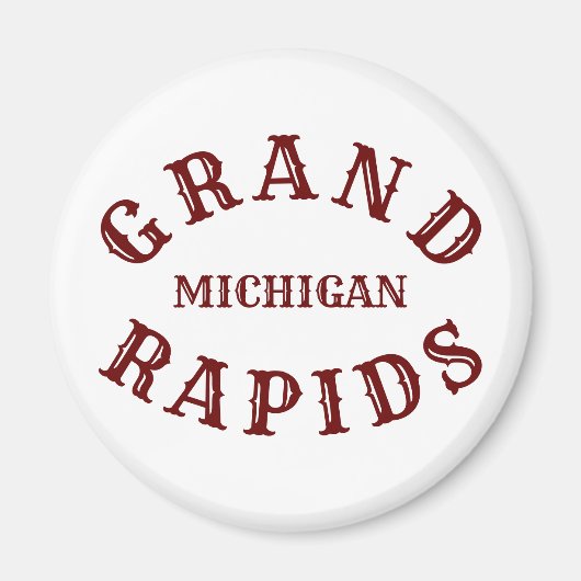 Grand Rapids, Michigan Magnet (Devant)