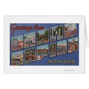 Grand Rapids, Michigan - Scènes de grandes lettres