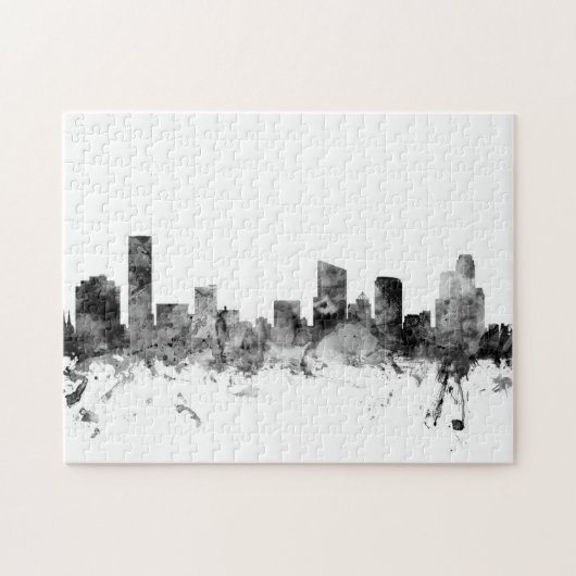 Grand Rapids Michigan Skyline Legpuzzel (Horizontaal)