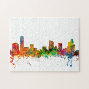 Grand Rapids Michigan Skyline Legpuzzel
