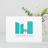 Grand Rapids Skyline Carte de remerciements (Debout devant)