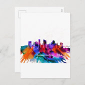 Grand Rapids Skyline Feestdagenkaart (Voorkant / Achterkant)