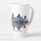 Grand Rapids Skyline Latte Mok (Rechterhoek)