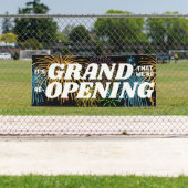 Grand Re-Opening Welkom Terug Weergave Spandoek (Insitu)