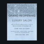 Grand Réouverture du Salon d'Parties scintillant B<br><div class="desc">Glam Baby Blue Ombre Sparkle and Parties scintillant Grand réouverture Glam Luxury Hair Salon, Beauty Store, Eyelashes, Nails, Makeup, Microblading, Hair Stylist, Lashes, Hair Stylist ou Make Up Artist Business Flyer avec personnalisation ajoutez votre nom d'entreprise et votre adresse de retour. Ce design simple, moderne et élégant et personnalisé est...</div>