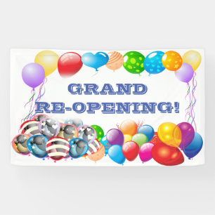 Grand ReOuverture sur mesure Bannière Vinyl Banne