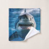 Grand requin blanc (Gant de toilette)
