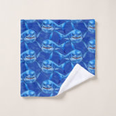 Grand requin blanc affamé  (Gant de toilette)