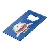 Grand requin blanc moyen dessin animé (Devant Angle)