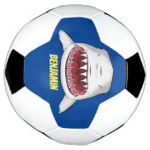 Grand requin blanc moyen dessin animé (Tourné)