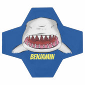 Grand requin blanc moyen dessin animé (Plat)