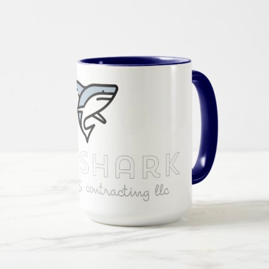 grand requin mug open water (Devant droit)
