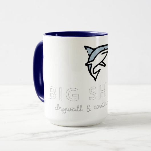 grand requin mug open water (Devant gauche)