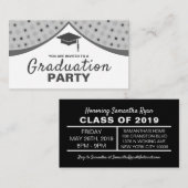 Grand Rideaux, Graduation Party Billet Invitation (Devant / Derrière)