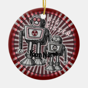 Grand Robot Sœur ornement