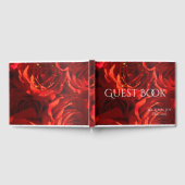 Grand Romantique Roses Rouges Livre d'invité perso (Complet)