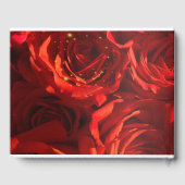 Grand Romantique Roses Rouges Livre d'invité perso (Verso)