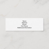 Grand rose Bandaid de cartes de visite Médicale (Dos)