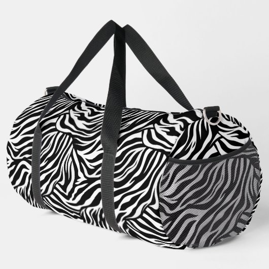 Grand sac à double Zebra Imprimer (Coin droit)